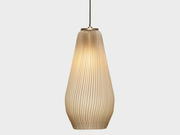 CONO #005 - Murano glass pendant lamp by Sogni Di Cristallo - view 2